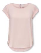 Onlvic S/S Solid Top Noos Wvn Pink ONLY