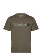 Linear Logo Short Sleeve Tee Khaki Timberland