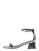 Onlaylin-5 Pu Strappy Heeled Sandal Silver ONLY