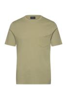 Midweight Faded Tee Khaki Lexington Clothing