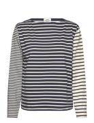 Soft Single Silke Tee Ls Navy Mads Nørgaard