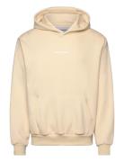 Essentials Puff Logo Hoodie Cream SIXTH JUNE