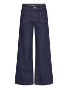 Wideleg Jeans With Pockets Rinse Wash Blue Mango