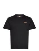 Small Linear Logo Print Tee Black Timberland