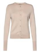Rmwsandra Ls Regular Cardigan Beige RM By Rosemunde