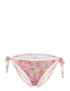 Ally Crochet Trimmed Bikini Bottoms Pink Malina