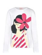 Knit T-Shirt Flame White Boboli