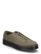 Brookline 6 Eye Dms Olive Canvas Khaki Dr. Martens