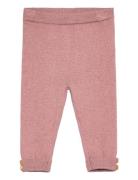 Leggings With Buttons Pink Mango