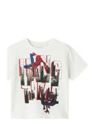 Nmmust Spider Nreg Ss Top Mar White Name It