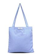 Rbiris Stripe Tote Bag Blue Rosemunde