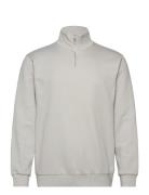 Jersey Half Zip Sweat Grey Lindbergh