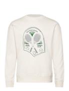 Embroidered Chest Artwork Relaxed Fit Sweatshirt White Scotch & Soda