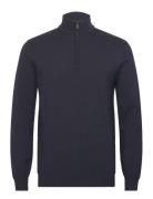 Half Zip Knit Navy French Connection