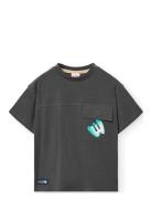Knit T-Shirt Black Boboli