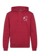 Regular Fit Front And Back Artwork Hoodie Red Scotch & Soda