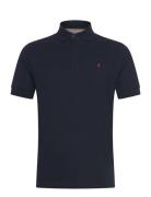 Polo Regular_Slim Red Logo Navy Replay