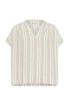Kamilia Wing Sl Blouse Beige Kaffe