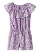 Nkfvinaya Ss Playsuit Fffff Noos Purple Name It