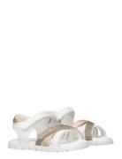 Girls Glitter Velcro Sandals White Tommy Hilfiger