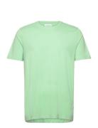 Mouliné O-Neck Tee S/S Green Lindbergh
