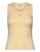 Tjw Essential Rib Tank Ext Yellow Tommy Jeans