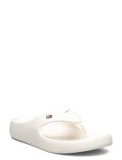Th Comfort Beach Sandal Cream Tommy Hilfiger