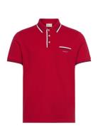 2-Col Tipping Ss Pique Polo Red GANT