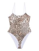 Gzlelou Swimsuit Brown Gestuz