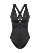 Kyra Shaping Swimsuit Black Dorina