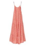 Printed Sun Dress Pink Lexington Clothing