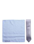 Tie & Pocket Square Blue Amanda Christensen