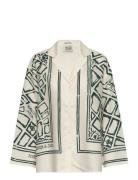 Over D Placed Print Shirt Cream Scotch & Soda