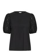 Bysummer Puff Sleeve Tee - Black B.young