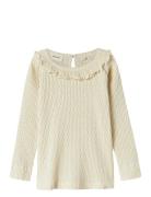 Nmffiducia Ls Slim Top Lil Cream Lil'Atelier
