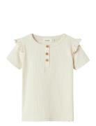 Nmffleura Ss Slim Top Lil Beige Lil'Atelier