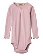 Rib Body L/S Lotta Pink Wheat