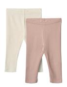 2 Leggings Jules Pink Wheat