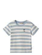 T-Shirt S/S Liam Blue Wheat