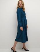 Crhenva Dress - Zally Fit Blue Cream
