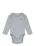 Shield Striped Ls Body Grey GANT