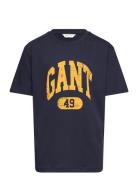 Gant 49 Arch Relaxed T-Shirt Navy GANT