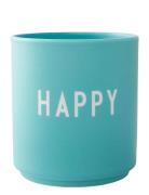 Favourite Cups - Danish Words Blue Design Letters