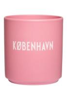 Favourite Cups - Danish Words Pink Design Letters