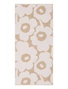 Unikko Bath Towel 70X150 Cm Beige Marimekko Home