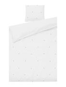 Daisy Sengetøj 140X200 Cm Hvid/Lys Blå Dk White Juna