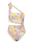 Elize Swimsuit Patterned Malina
