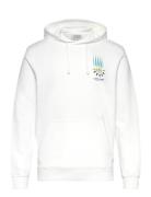 Regular Fit Front And Back Artwork Hoodie White Scotch & Soda