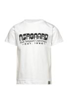 Printed Tee Thorlino Tee White Mads Nørgaard