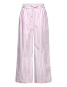 Crisp Poplin Pipa Pants Pink Mads Nørgaard